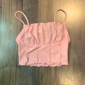 Pink SHEIN Crop Top